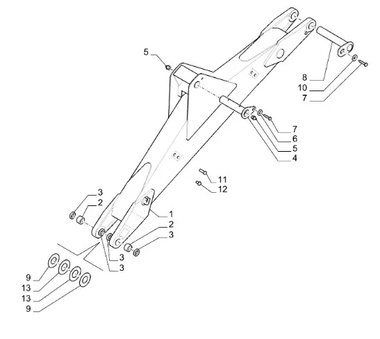 87372186 - Штанга/Стрела